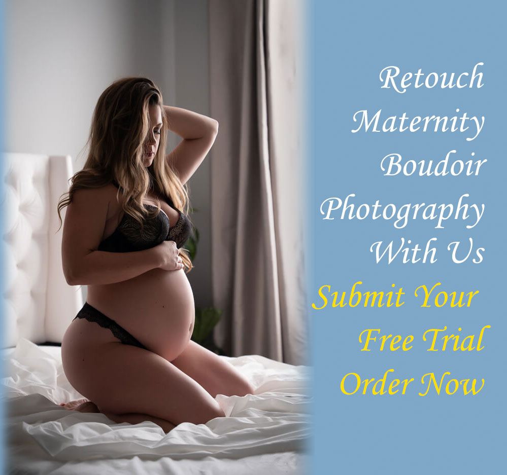 maternity boudoir retouching
